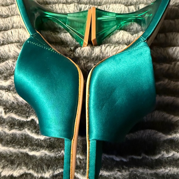 JESSICA SIMPSON JS-SANAA Heels Gem Green New - Picture 9 of 9